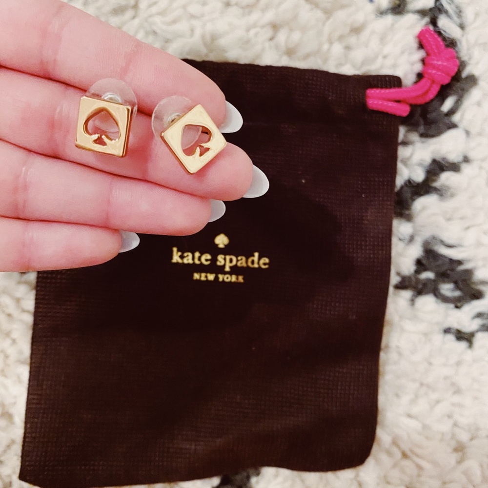 Kate Spade Stud Earrings with Dust Bag